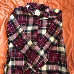Purple button down